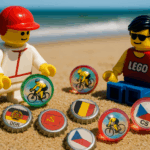 Anni 80: biglie da spiaggia con i ciclisti Vs Tappi dei Succhi