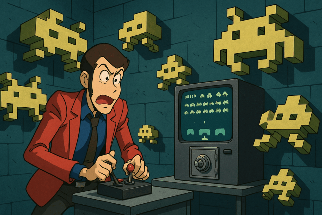Lupin e Space Invaders