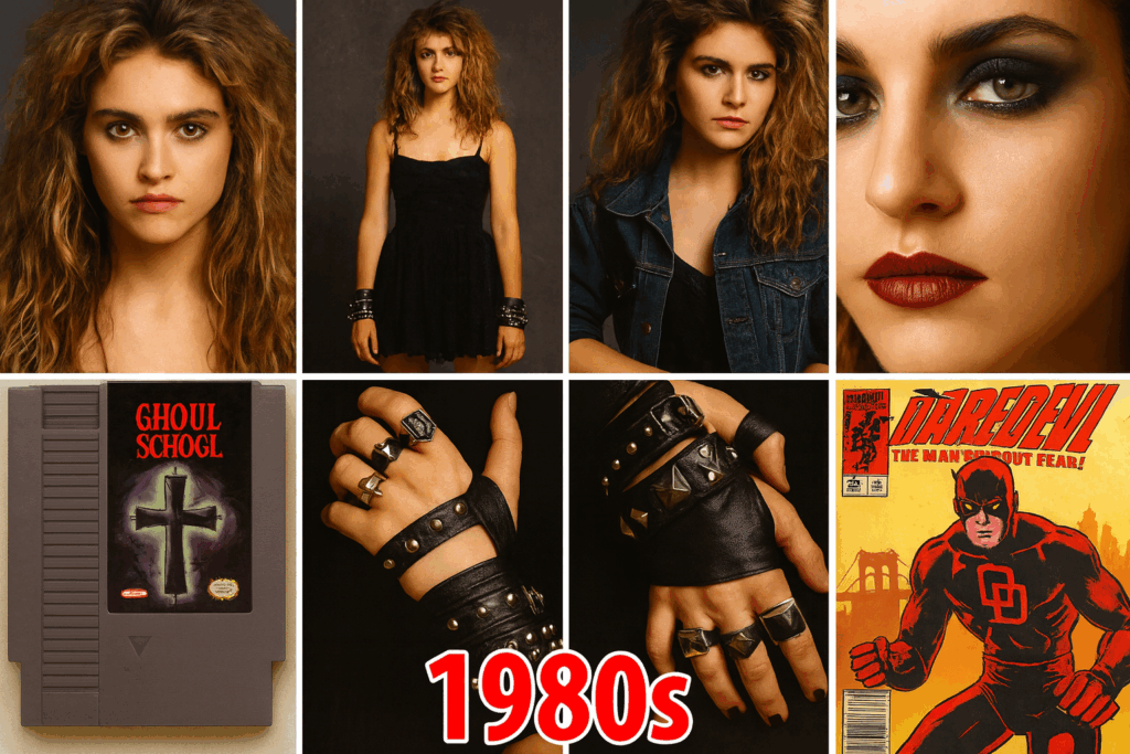 moodboard 1980 regina dark di Like a Prayer