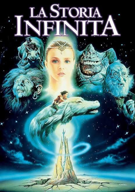 Locandina italiana de La storia infinita di Wolfgang Petersen, 1984